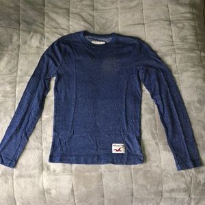 Long sleeve blue shirt
